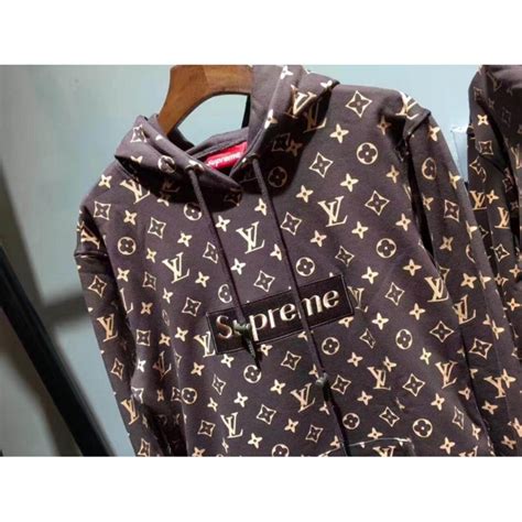 gucci louis vuitton supreme hoodie|supreme x louis vuitton hoodie.